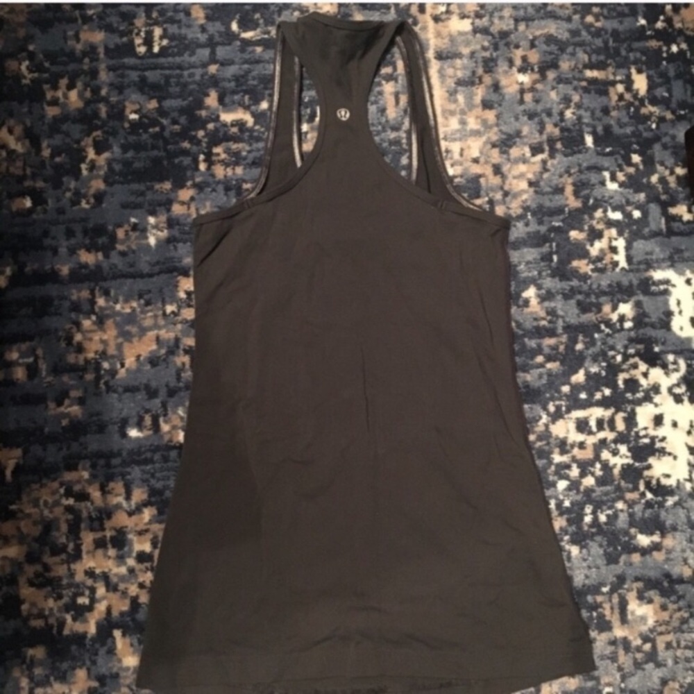 Lululemon dark gray racerback tank